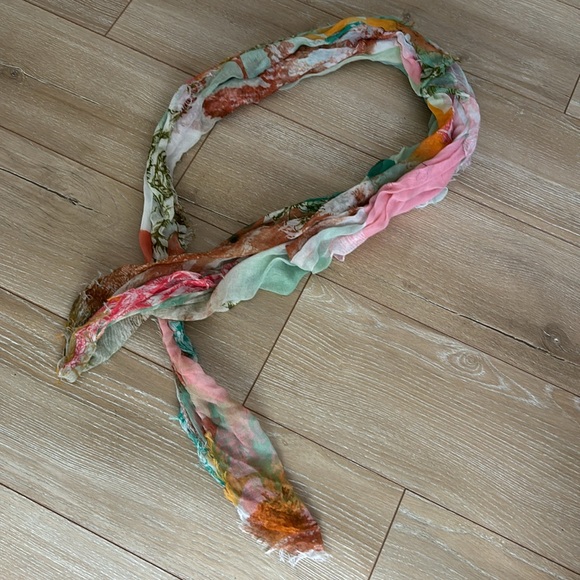 Bohemian Free People Colorful Wrap/Scarf - Picture 7 of 8